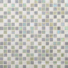 15mm Square White Glass Mosaic for Bathroom